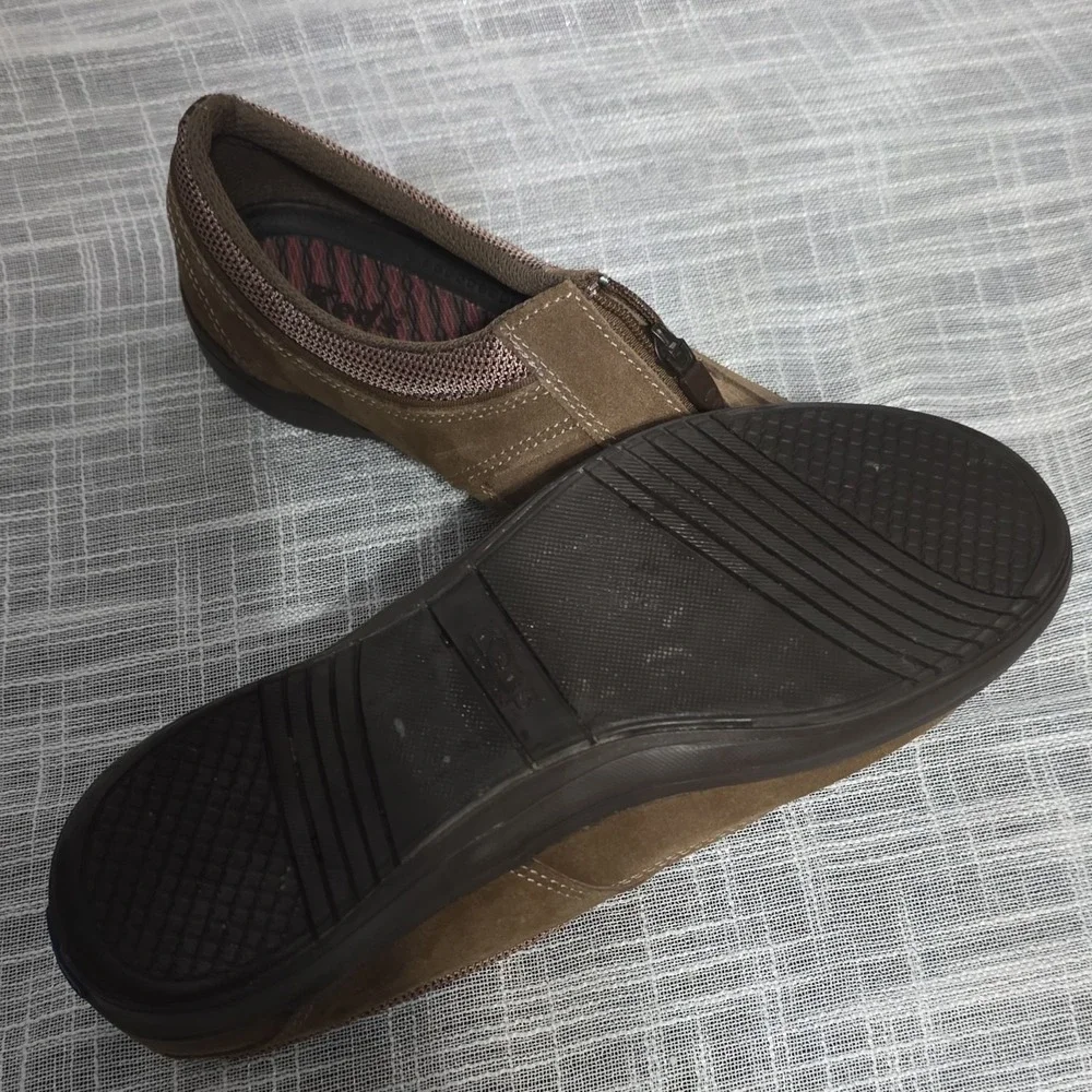 Keds Womens Brown Suede Casual Zipper Shoes US 8 UK 5.5 EU 39